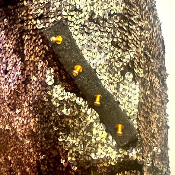 Aje gold sequin embellished midi skirt size 10 AUD (6 US) - Picture 3 of 14